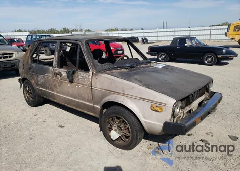 1978 Volkswagen Rabbit из США, поврежденный, VIN 1783383835